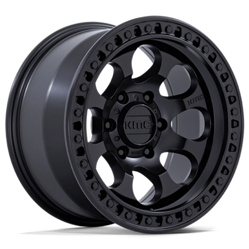 KMC Riot SBL KM550 Satin Black - Part Number KM550MX18906418 KMC Riot SBL KM550 Satin Black Photo