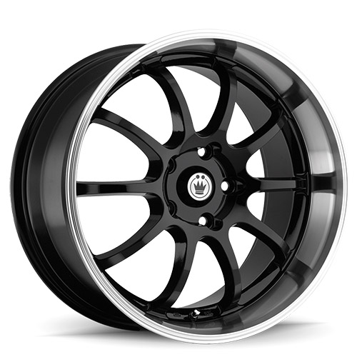 Konig Lightning 26 Gloss Black W/ Machined Lip - Part Number 26MB-LI88510455 Konig Lightning 26 Gloss Black W/ Machined Lip Photo