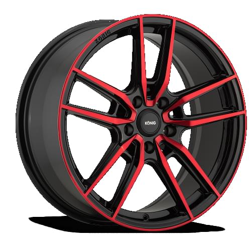 Konig Myth 55 Gloss Black W/ Red Tint - Part Number 55BR-MY8751443R Konig Myth 55 Gloss Black W/ Red Tint Photo