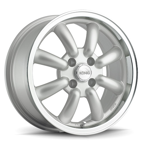 Konig Rewind 35 Silver W/ Machined Lip - Part Number 35S-RW7510020S Konig Rewind 35 Silver W/ Machined Lip Photo