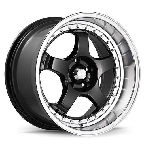 Konig SSM 97 Gloss Black W/ Machined Lip - Part Number 97B-SS89514505 Konig SSM 97 Gloss Black W/ Machined Lip Photo