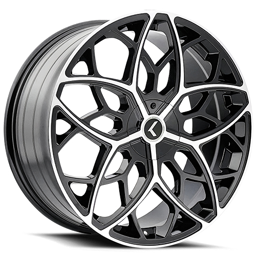 Kraze Ricochet KR184 Black Machined - Part Number KR184-22818BM38 Kraze Ricochet KR184 Black Machined Photo