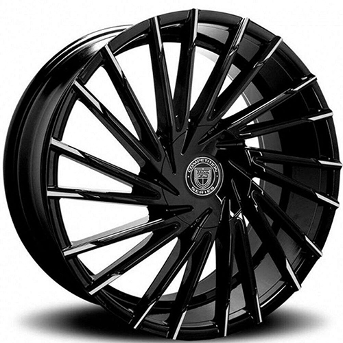 Lexani Wraith 663 Black Machined Tips - Part Number 663-2290-63-30MBT-C Lexani Wraith 663 Black Machined Tips Photo
