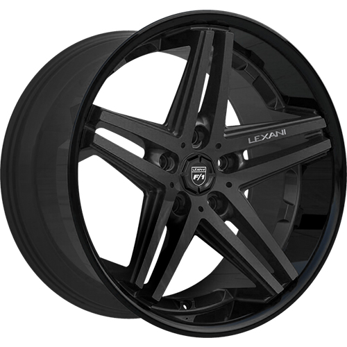 Lexani Ekko 687 Satin Black - Part Number 687-2290-73-27SBGB Lexani Ekko 687 Satin Black Photo