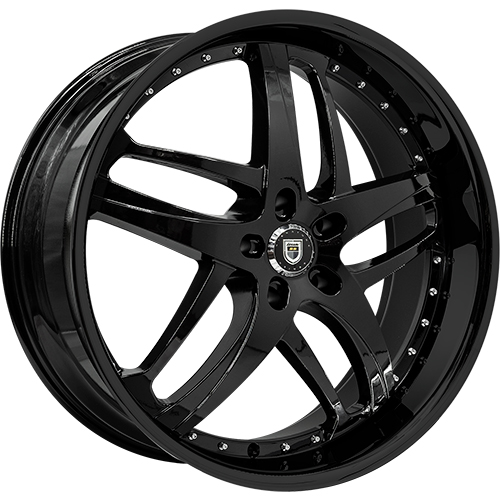 Lexani Solar 689 Full Gloss Black - Part Number 689-2410-30-38FB Lexani Solar 689 Full Gloss Black Photo