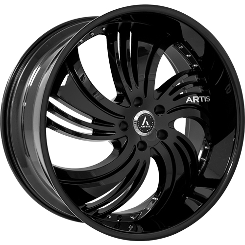 Lexani Avenue A201 Gloss Black - Part Number A201-2210-15-20FB Lexani Avenue A201 Gloss Black Photo