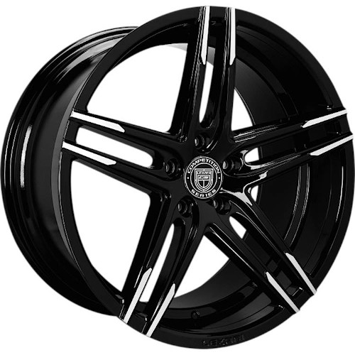 Lexani Bremen 802 Black Machined Tips - Part Number 802-2010-45-25MBT Lexani Bremen 802 Black Machined Tips Photo
