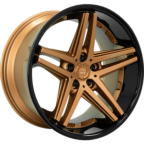 Lexani Ekko 687 Satin Bronze W/ Gloss Black Lip - Part Number 687-2290-66-30BZBL Lexani Ekko 687 Satin Bronze W/ Gloss Black Lip Photo