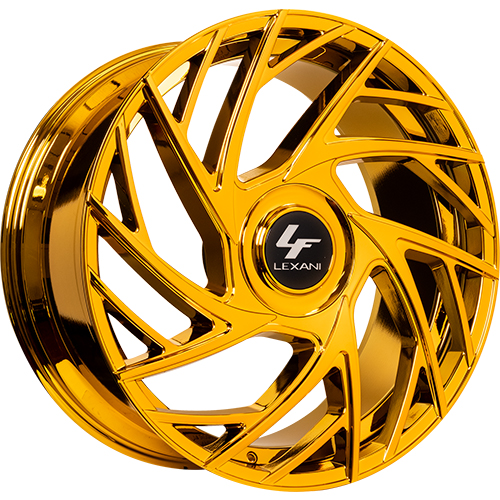 Lexani Mugello XL 695 Chrome W/ Gold Tint - Part Number 695-2610-70-25GC Lexani Mugello XL 695 Chrome W/ Gold Tint Photo