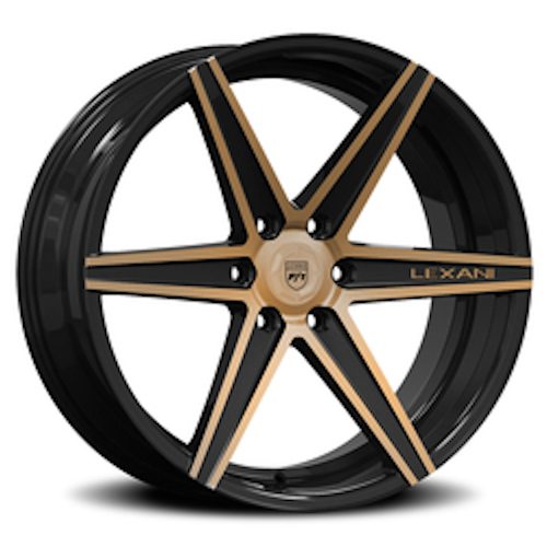 Lexani Savage 6 683 Black W Bronze - Part Number 683-2210-82-35BBZT Lexani Savage 6 683 Black W Bronze Photo