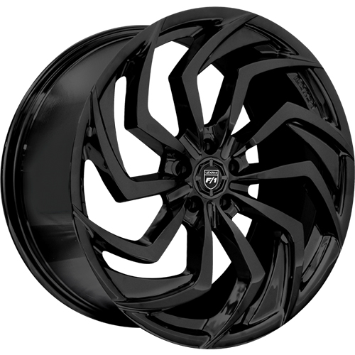 Lexani Shadow 698 Gloss Black - Part Number 698-2290-30-38FB Lexani Shadow 698 Gloss Black Photo