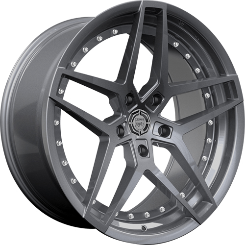 Lexani Spike 686 Gunmetal - Part Number 686-2090-15-35GM Lexani Spike 686 Gunmetal Photo