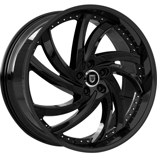 Lexani Turbine 690 Gloss Black - Part Number 690-2290-61-15FB Lexani Turbine 690 Gloss Black Photo