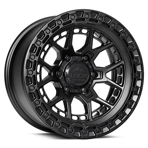 Lock Offroad Commando Matte Black W/ Matte Black Ring