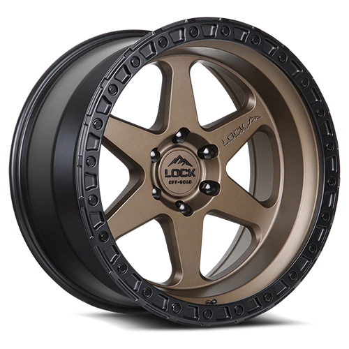 Lock Offroad Olympus Matte Desert Bronze W/ Matte Black Ring - Part Number OLYMPUS-8957MRMBR1 Lock Offroad Olympus Matte Desert Bronze W/ Matte Black Ring Photo