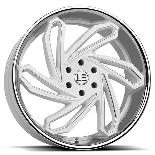 Luxxx LE LUX LE10 Gloss White Milled With Stainless Lip - Part Number LUXLE10SSL241061397+35D-M1 Luxxx LE LUX LE10 Gloss White Milled With Stainless Lip Photo