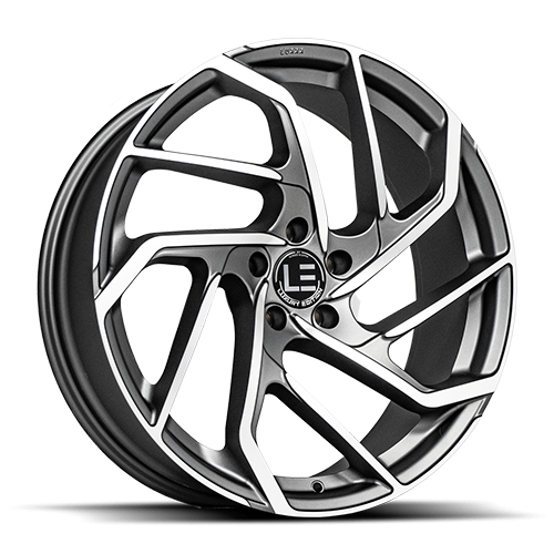 Luxxx LE LUX LE15 Matte Gunmetal With Machined Face - Part Number LUXLE152295120+27B-H2 Luxxx LE LUX LE15 Matte Gunmetal With Machined Face Photo