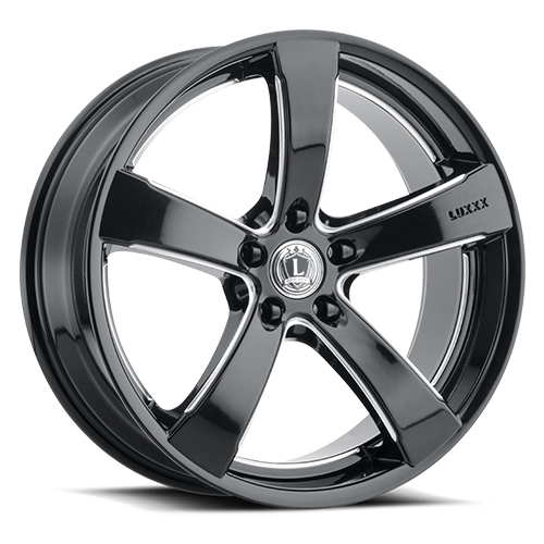 Luxxx LE LUX LE1 Gloss Black Milled - Part Number LUXLE120855114+31B-A1 Luxxx LE LUX LE1 Gloss Black Milled Photo