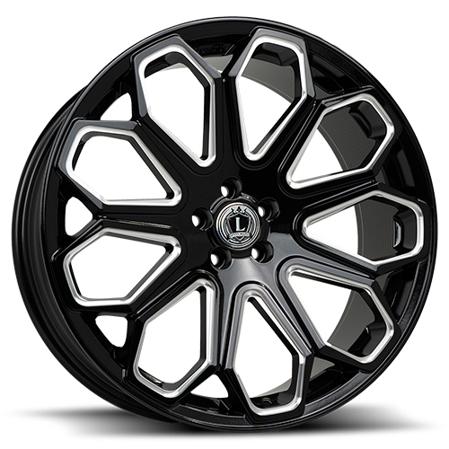 Luxxx LUX 29 Gloss Black Milled - Part Number LUX2922961397+27D-A1 Luxxx LUX 29 Gloss Black Milled Photo