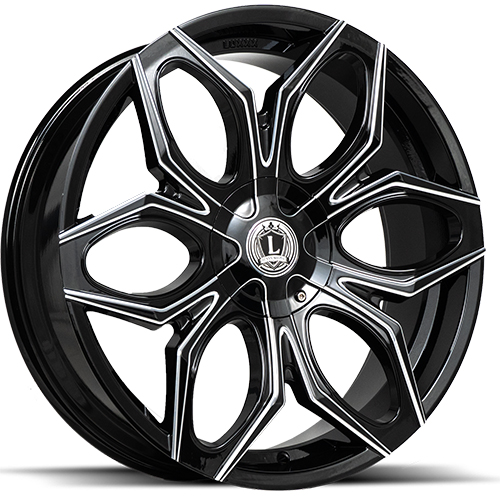 Luxxx LUX 33 Gloss Black Milled - Part Number LUX3322961351397+30E-A1 Luxxx LUX 33 Gloss Black Milled Photo