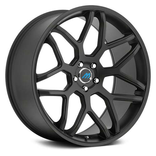 Mach Euro Concave ME-8 Satin Black - Part Number ME8-2095HH40FSTBL Mach Euro Concave ME-8 Satin Black Photo
