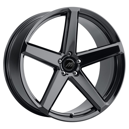 Mach Forged MF-15 Gloss Black W/ Milled Undercut - Part Number MF15-2215PP20MGLBL Mach Forged MF-15 Gloss Black W/ Milled Undercut Photo