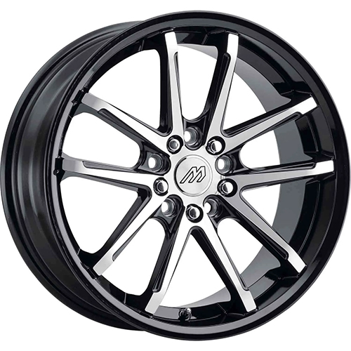 Mach Performance MP-58 Gloss Black W/ Machined Face - Part Number MP58-1880G42FGBMF Mach Performance MP-58 Gloss Black W/ Machined Face Photo