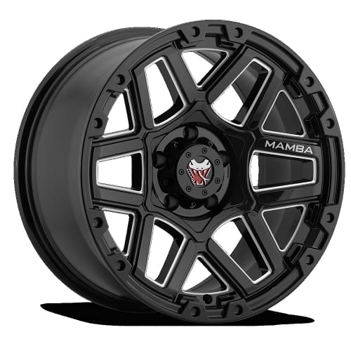 Mamba M23 595 Gloss Black W/ Machined Cut - Part Number 595MB-M238983125 Mamba M23 595 Gloss Black W/ Machined Cut Photo