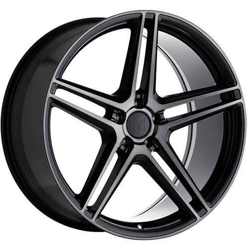 Mandrus Bremen Semi Gloss Black W/ Mirror Cut Face - Part Number 1995BMN295112B66 Mandrus Bremen Semi Gloss Black W/ Mirror Cut Face Photo