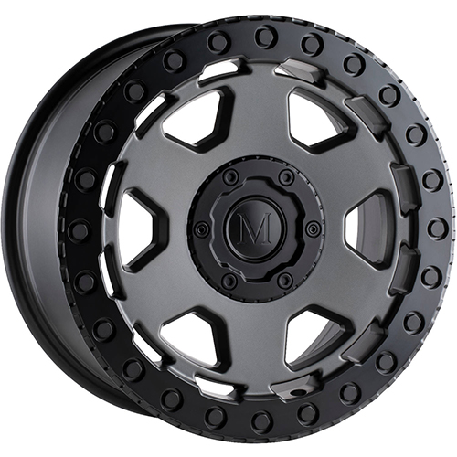 Mandrus Forscher Matte Gunmetal W/ Black Lip Edge - Part Number 2090FSR305112G66 Mandrus Forscher Matte Gunmetal W/ Black Lip Edge Photo