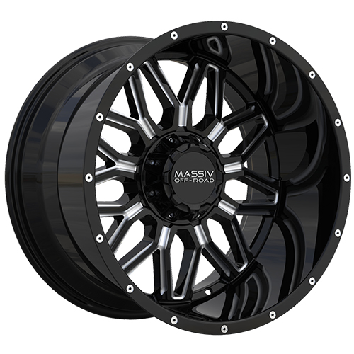 Massiv Off-Road MAS-OR1 Black Milled - Part Number MAS-OR1-22106-N18BMW Massiv Off-Road MAS-OR1 Black Milled Photo