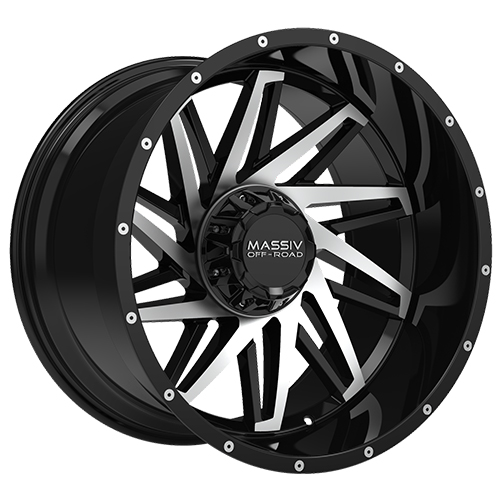 Massiv Off-Road MAS-OR3 Black Machined - Part Number MAS-OR3-2106-N18BM Massiv Off-Road MAS-OR3 Black Machined Photo