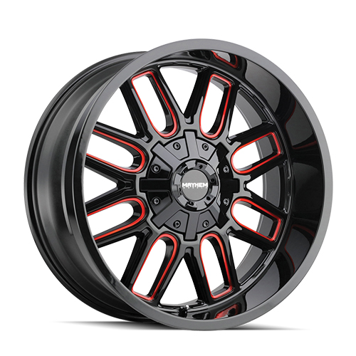 Mayhem Cogent 8107 Black W/ Prism Red - Part Number 8107-2952BTR Mayhem Cogent 8107 Black W/ Prism Red Photo
