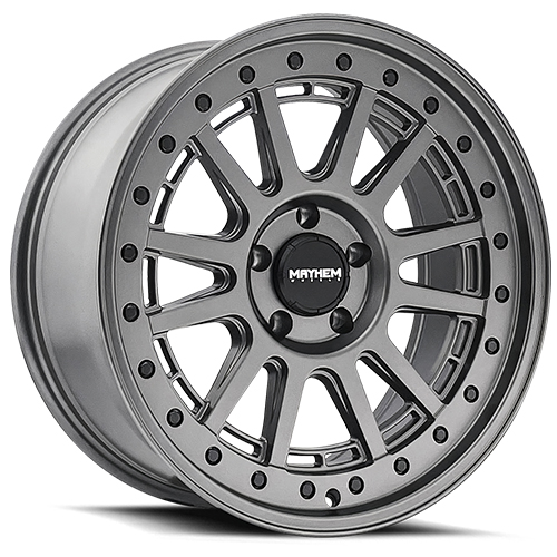 Mayhem Compass 8305 Matte Gunmetal W/ Black Bolts - Part Number 8305-8950MGT18 Mayhem Compass 8305 Matte Gunmetal W/ Black Bolts Photo