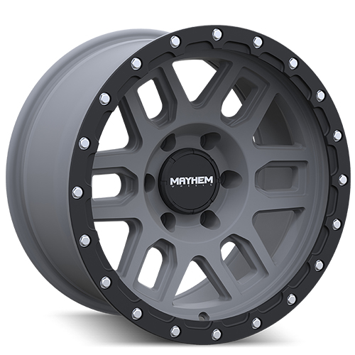 Mayhem Delta 8304 Matte Gunmetal W/ Matte Black Lip - Part Number 8304-7983MGT Mayhem Delta 8304 Matte Gunmetal W/ Matte Black Lip Photo