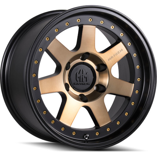 Mayhem Prodigy 8300 Matte Black W/ Bronze Face - Part Number 8300-7965TZ Mayhem Prodigy 8300 Matte Black W/ Bronze Face Photo
