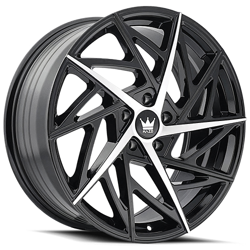 Mazzi Freestyle 377 Gloss Black Machined - Part Number 377-2812B Mazzi Freestyle 377 Gloss Black Machined Photo