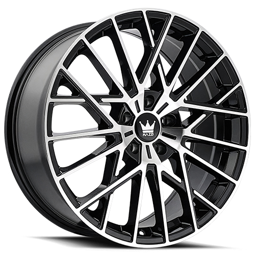 Mazzi Jinx 378 Black Machined - Part Number 378-2865BM38 Mazzi Jinx 378 Black Machined Photo