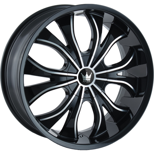Mazzi Hustler 342 Black W/ Machined Face - Part Number 342-24918B Mazzi Hustler 342 Black W/ Machined Face Photo