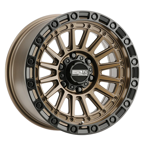 Metal FX Offroad Rogue Bronze W/ Satin Black Simulated Beadlock - Part Number 78409 Metal FX Offroad Rogue Bronze W/ Satin Black Simulated Beadlock Photo