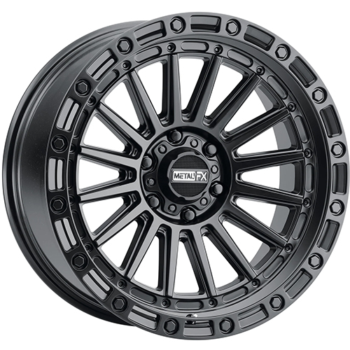 Metal FX Offroad Rogue Satin Black W/ Simulated Beadlock - Part Number 78403 Metal FX Offroad Rogue Satin Black W/ Simulated Beadlock Photo