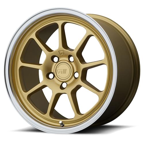 Motegi Racing MR135 Gold W/ Machined Lip - Part Number MR13589552645 Motegi Racing MR135 Gold W/ Machined Lip Photo