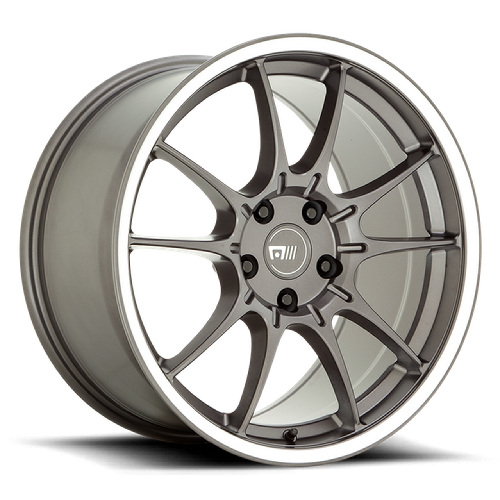 Motegi Racing MR152 SS5 Gunmetal W/ Machined Lip - Part Number MR15288512535 Motegi Racing MR152 SS5 Gunmetal W/ Machined Lip Photo
