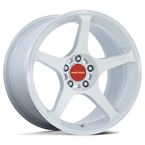 Motegi Racing MR159 Battle V Matsuri White Pearl W/ Machined Lip Stripe - Part Number MR159WD17855M30 Motegi Racing MR159 Battle V Matsuri White Pearl W/ Machined Lip Stripe Photo