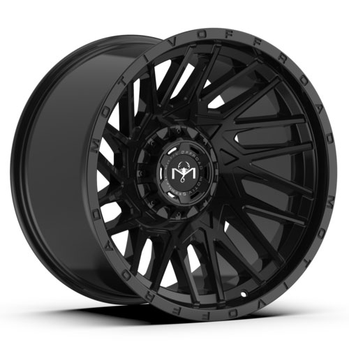 Motiv Off Road Mutant 424 Gloss Black - Part Number 424B-2108125 Motiv Off Road Mutant 424 Gloss Black Photo