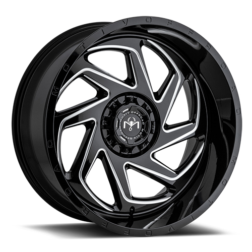 Motiv Offroad Morph 426 Black W/ Milled Spokes - Part Number 426BM-2206819 Motiv Offroad Morph 426 Black W/ Milled Spokes Photo