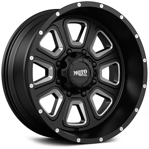 Moto Metal MO972 Gloss Black W/ Milled Spokes - Part Number MO97279063312N Moto Metal MO972 Gloss Black W/ Milled Spokes Photo