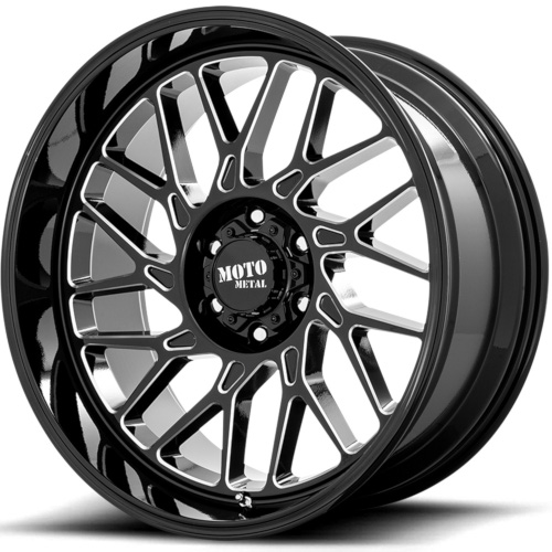Moto Metal MO805 Gloss Black Milled - Part Number MO80522088318N Moto Metal MO805 Gloss Black Milled Photo