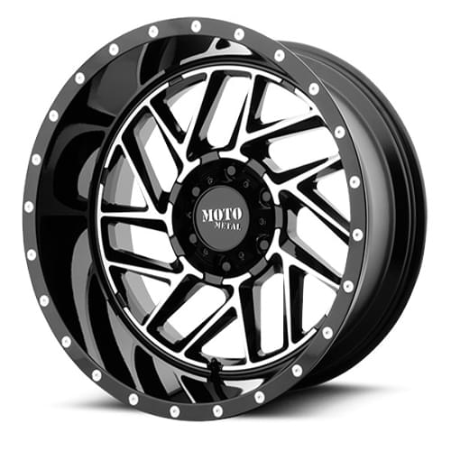 Moto Metal MO985 Breakout Black W/ Machined Face - Part Number MO98529087300 Moto Metal MO985 Breakout Black W/ Machined Face Photo