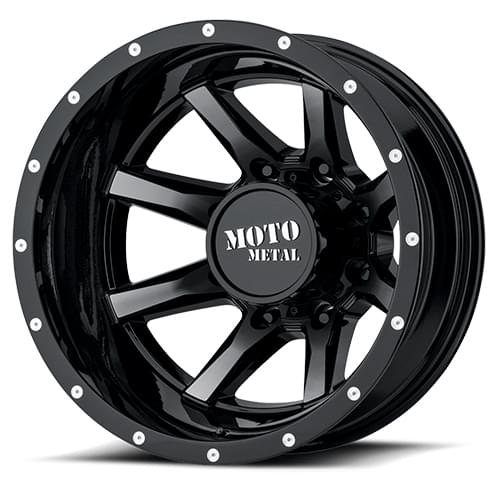Moto Metal MO995 Gloss Black W/ Machined Face Rear - Part Number MO995765803155N Moto Metal MO995 Gloss Black W/ Machined Face Rear Photo